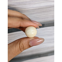 18.39 Ct. Salmon and White Cabochon Coral from Italy Life Style