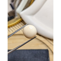 11.43 Ct. Salmon and White Cabochon Coral from Italy Life Style