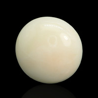 9.88 Ct. Salmon and White Cabochon Coral from Italy Image