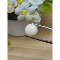 8.41 Ct. Salmon and White Cabochon Coral from Italy Life Style