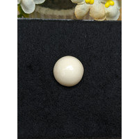 21.60 Ct. Salmon and White Cabochon Coral from Italy Life Style