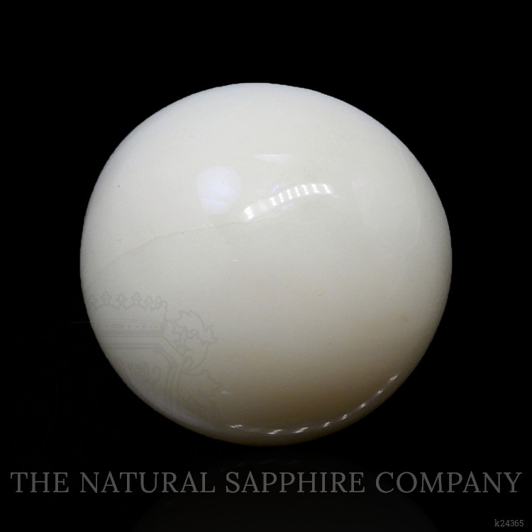 17.38 Ct. Salmon and White Cabochon Coral from Italy