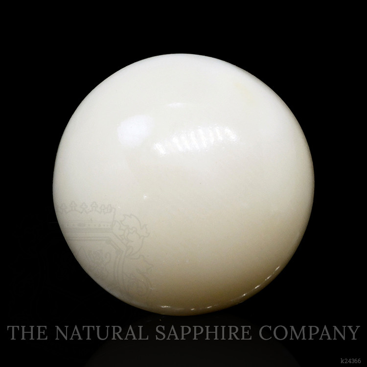10.63 Ct. Salmon and White Cabochon Coral from Italy