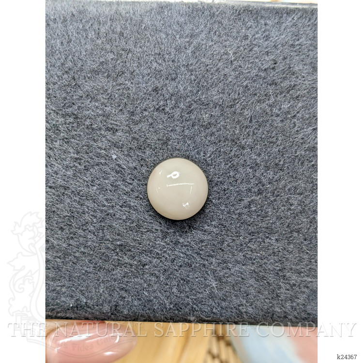 8.07 Ct. Salmon and White Cabochon Coral from Italy