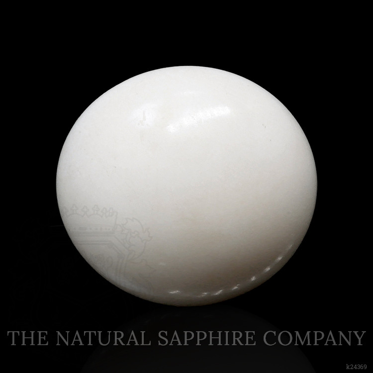 12.08 Ct. Salmon and White Cabochon Coral from Italy