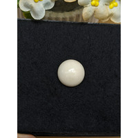12.08 Ct. Salmon and White Cabochon Coral from Italy Life Style