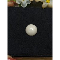 11.09 Ct. Salmon and White Cabochon Coral from Italy Life Style