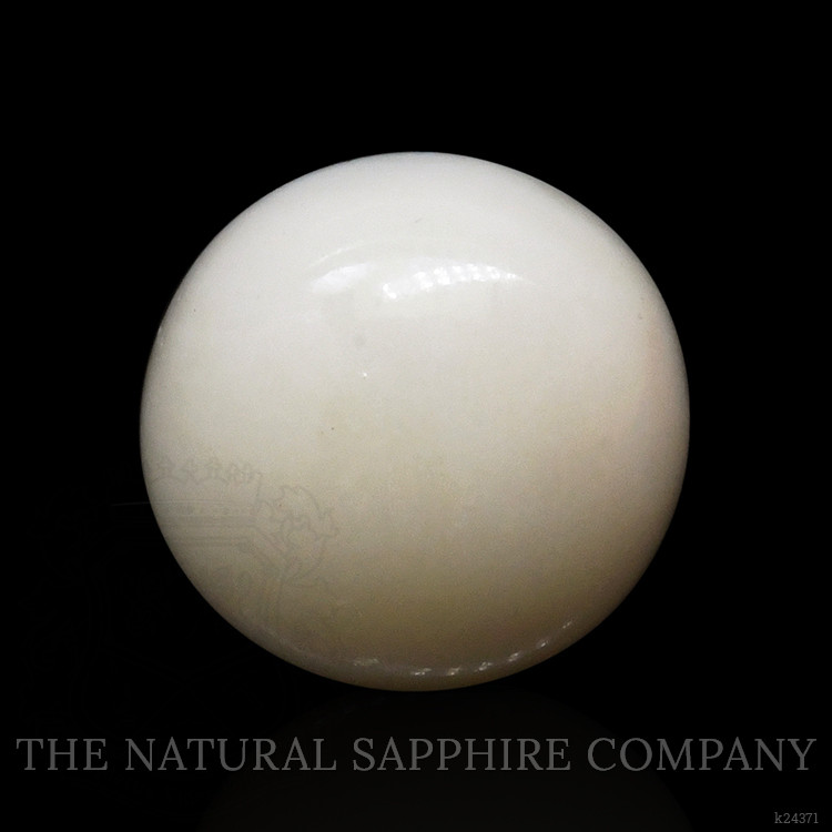 8.31 Ct. Salmon and White Cabochon Coral from Italy