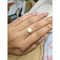 2.64 Ct. Salmon and White Cabochon Coral from Italy Life Style