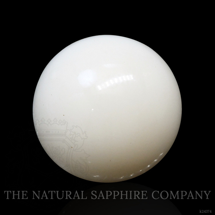 6.82 Ct. Salmon and White Cabochon Coral from Italy