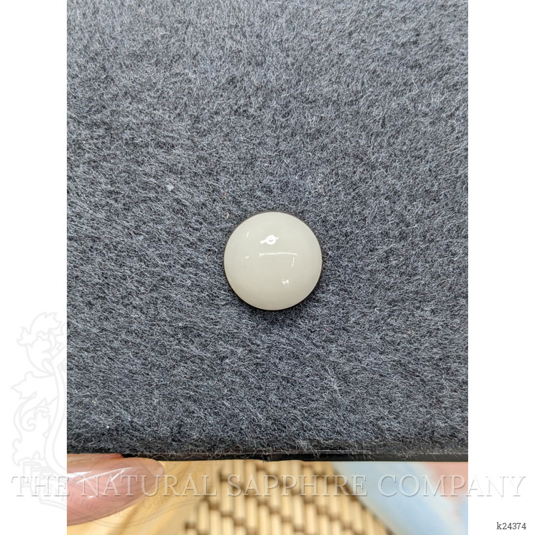 6.82 Ct. Salmon and White Cabochon Coral from Italy