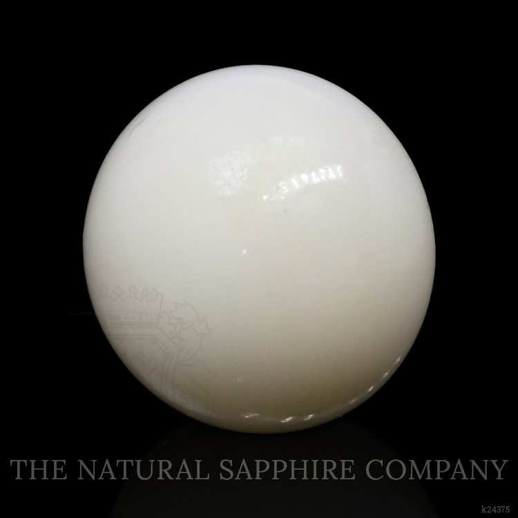 5.95 Ct. Salmon and White Cabochon Coral from Italy