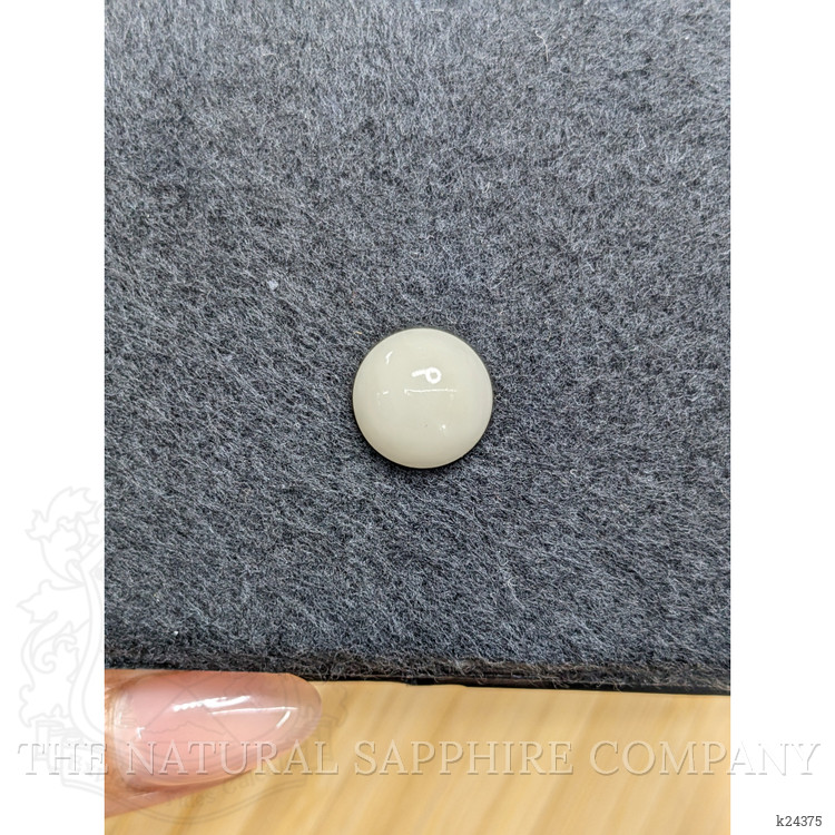 5.95 Ct. Salmon and White Cabochon Coral from Italy