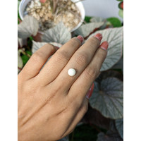 1.52 Ct. Salmon and White Cabochon Coral from Italy Life Style