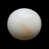 16.49 Ct. Salmon and White Cabochon Coral from Italy Video