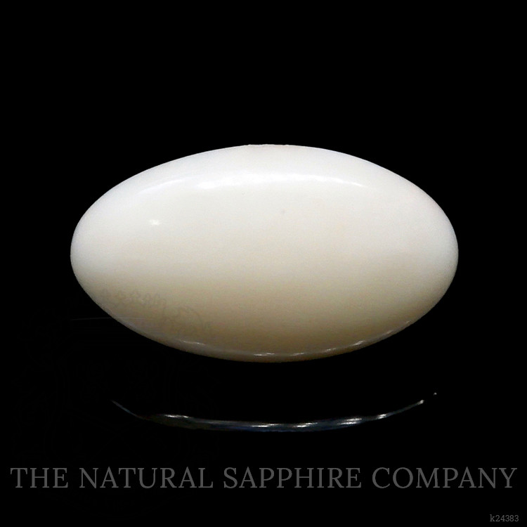 19.80 Ct. Salmon and White Cabochon Coral from Italy