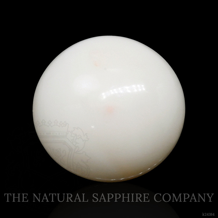 18.70 Ct. Salmon and White Cabochon Coral from Italy