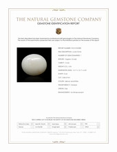 6.06 Ct. Salmon and White Cabochon Coral from Italy Scan Report