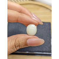 6.06 Ct. Salmon and White Cabochon Coral from Italy Life Style