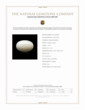 10.76 Ct. Salmon and White Cabochon Coral from Italy Scan Report