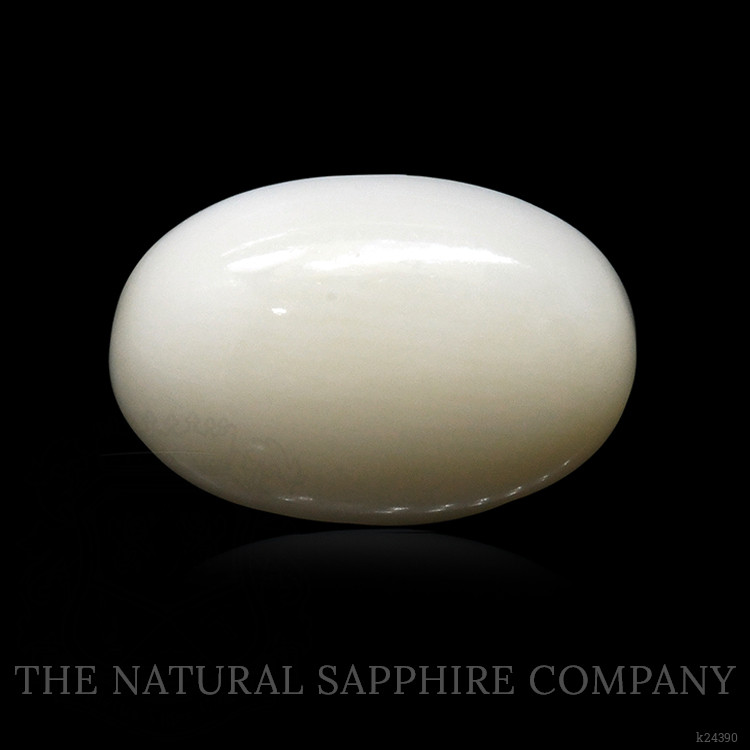 10.76 Ct. Salmon and White Cabochon Coral from Italy