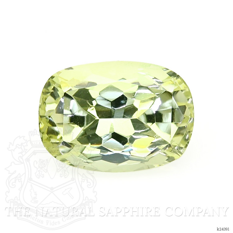 3.40 Ct. Yellowish Green Apatite from Ceylon (Sri Lanka)