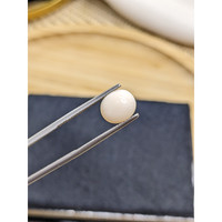 2.74 Ct. Salmon and White Cabochon Coral from Italy Life Style