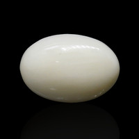 4.69 Ct. Salmon and White Cabochon Coral from Italy Image