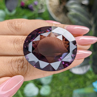 91.70 Ct. Purple Amethyst from Ceylon (Sri Lanka) Life Style