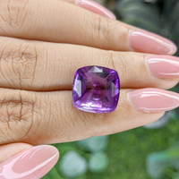 8.52 Ct. Purple Amethyst from Ceylon (Sri Lanka) Life Style