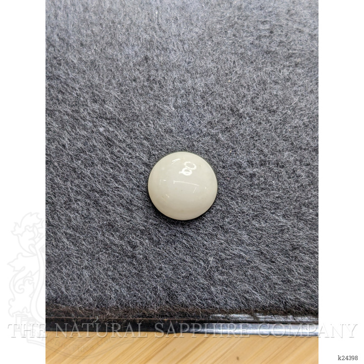 7.17 Ct. Salmon and White Cabochon Coral from Italy