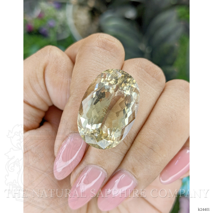 29.18 Ct. Brownish Yellow Scapolite from Ceylon (Sri Lanka)