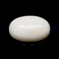 11.66 Ct. Salmon and White Cabochon Coral from Italy Video