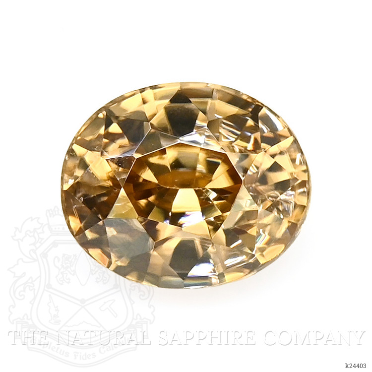 4.46 Ct. Yellowish Brown Zircon from Ceylon (Sri Lanka)