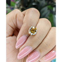 4.27 Ct. Yellowish Brown Zircon from Ceylon (Sri Lanka) Life Style