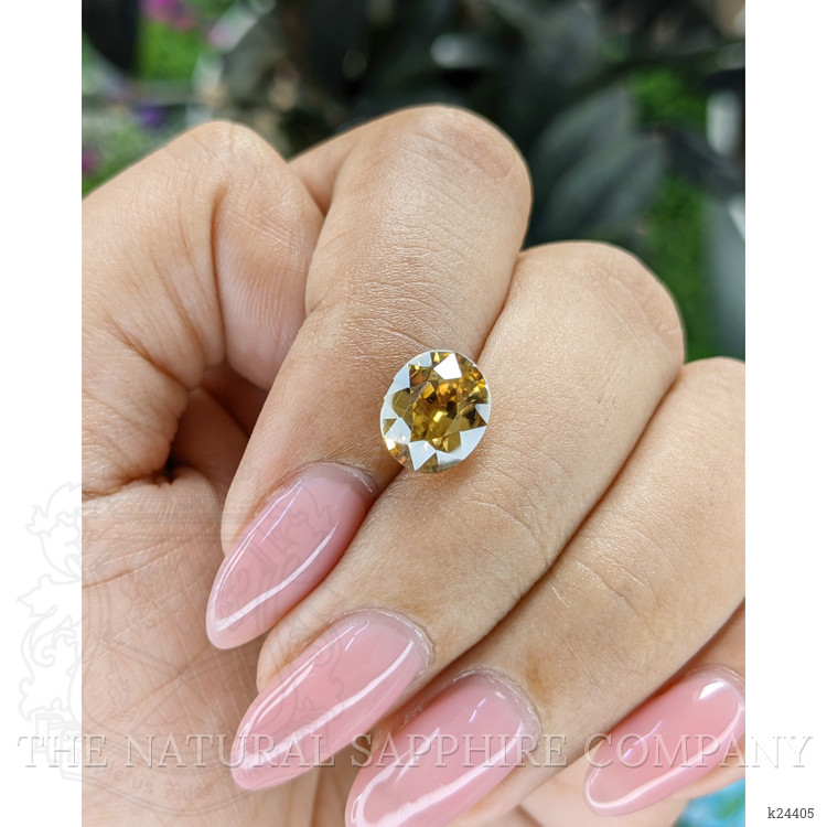 4.27 Ct. Yellowish Brown Zircon from Ceylon (Sri Lanka)