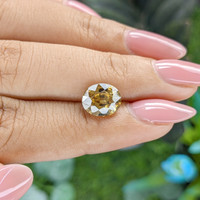 4.27 Ct. Yellowish Brown Zircon from Ceylon (Sri Lanka) Life Style