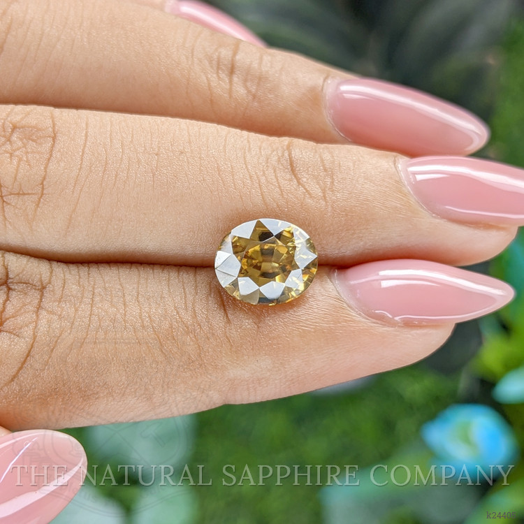 4.27 Ct. Yellowish Brown Zircon from Ceylon (Sri Lanka)