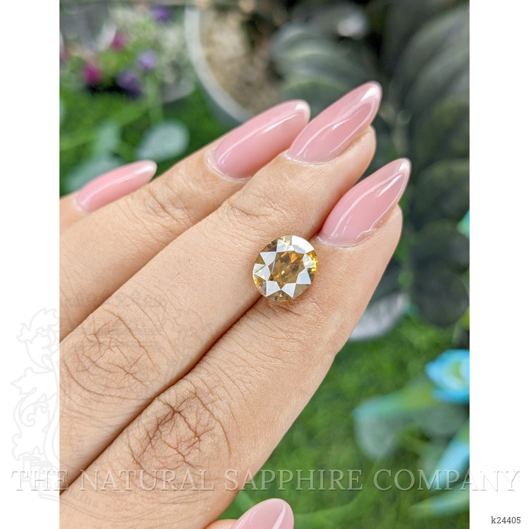 4.27 Ct. Yellowish Brown Zircon from Ceylon (Sri Lanka)