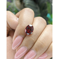 3.70 Ct. Red Garnet from Ceylon (Sri Lanka) Life Style
