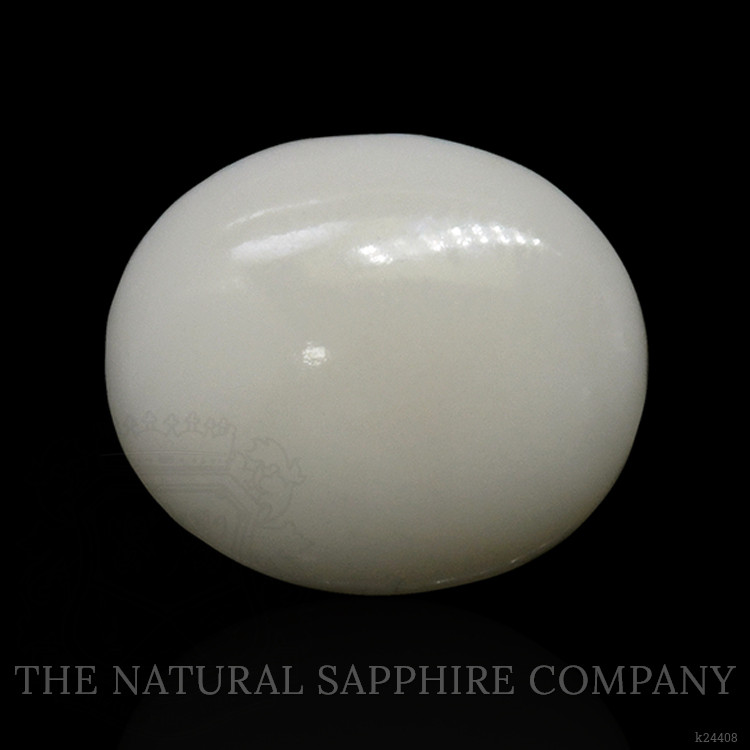 5.24 Ct. Salmon and White Cabochon Coral from Italy