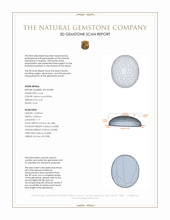 5.24 Ct. Salmon and White Cabochon Coral from Italy 3 D Scan Report