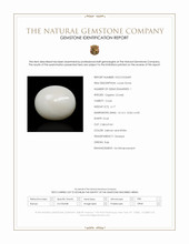 6.17 Ct. Salmon and White Cabochon Coral from Italy Scan Report