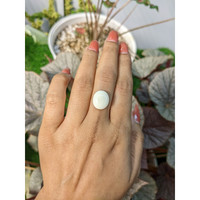 6.17 Ct. Salmon and White Cabochon Coral from Italy Life Style