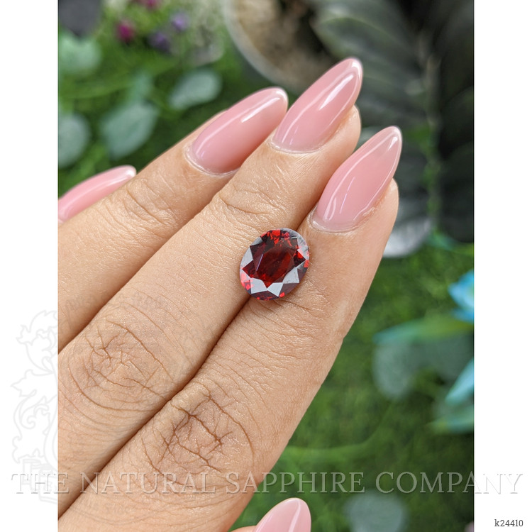 3.16 Ct. Red Hessonite Garnet