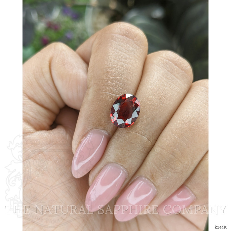 3.16 Ct. Red Hessonite Garnet