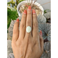 7.64 Ct. Salmon and White Cabochon Coral from Italy Life Style