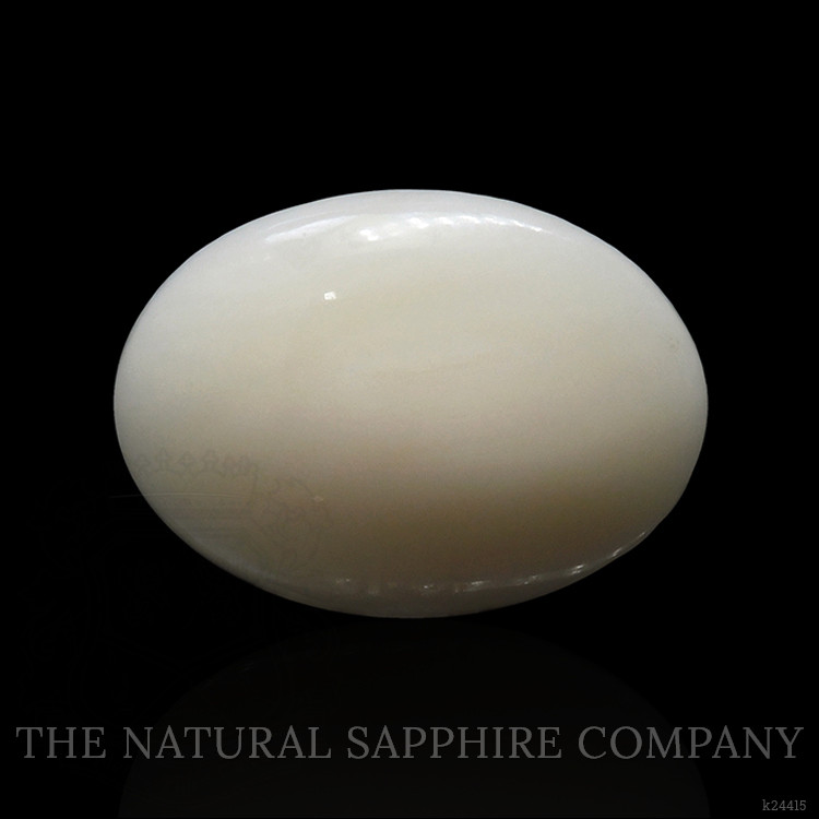 9.99 Ct. Salmon and White Cabochon Coral from Italy