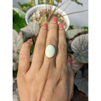 11.28 Ct. Salmon and White Cabochon Coral from Italy Life Style