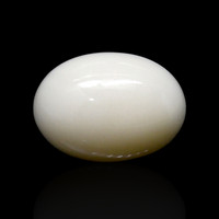 11.23 Ct. Salmon and White Cabochon Coral from Italy Video